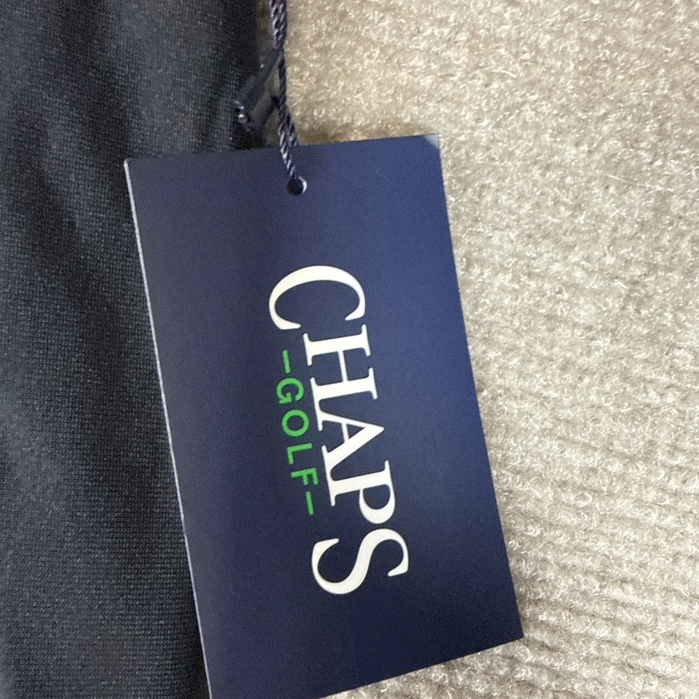 CHAPS Navy Moisture Wicking Stretch Golf Shorts Slim Fit 40" Waist 9" Inseam NWT - Picture 9 of 10